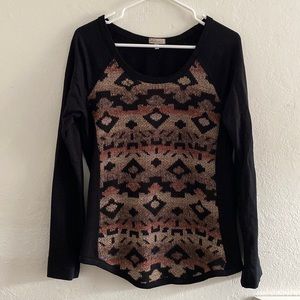 Mododoc unique raglan top size medium